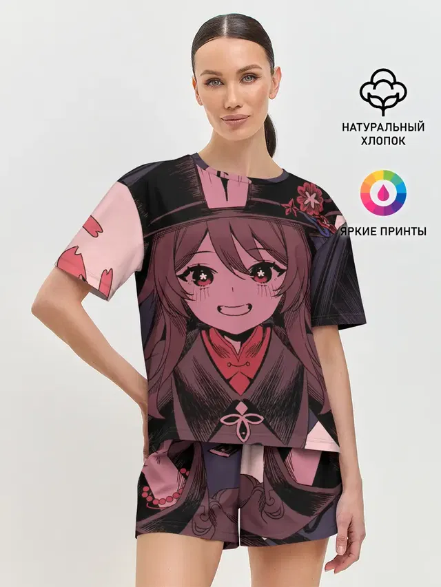 Женская пижама с шортами