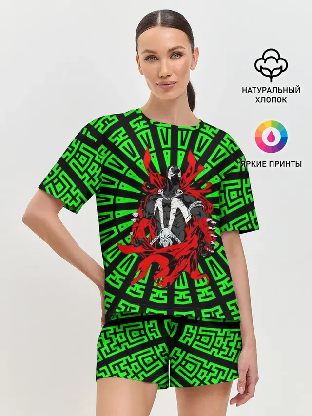 Женская пижама с шортами