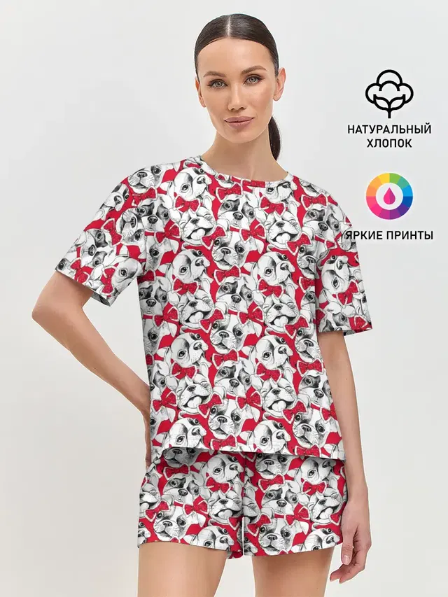 Женская пижама с шортами