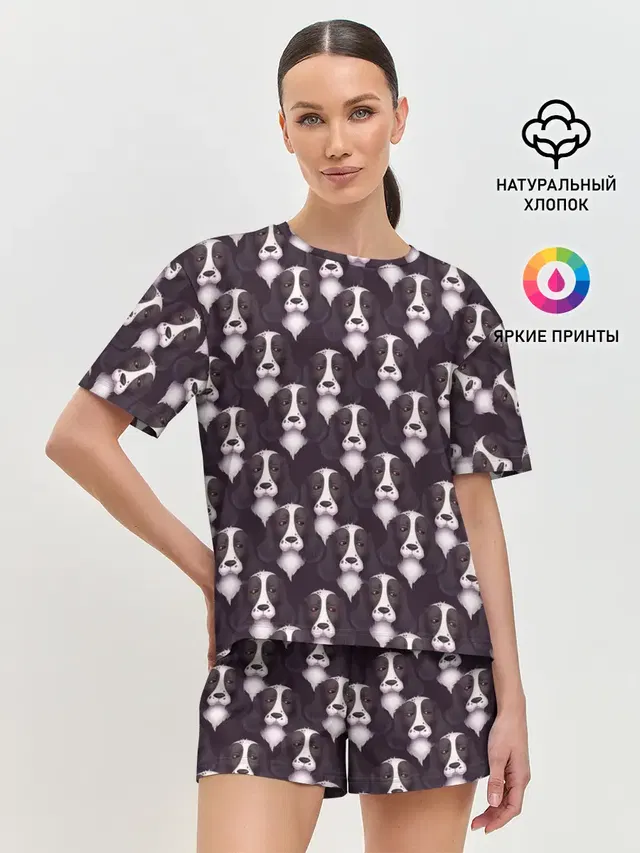 Женская пижама с шортами