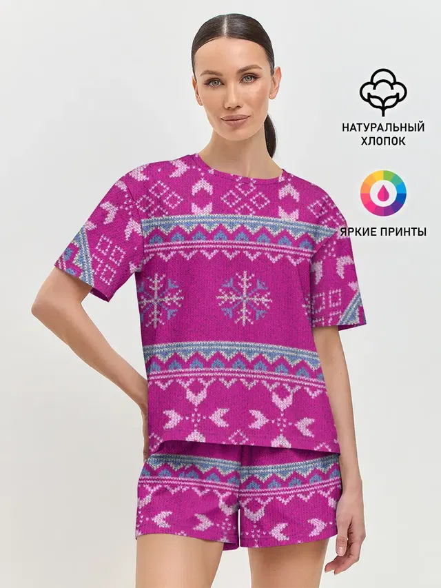Женская пижама с шортами