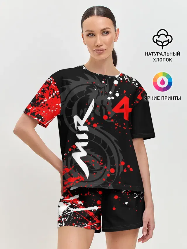 Женская пижама с шортами