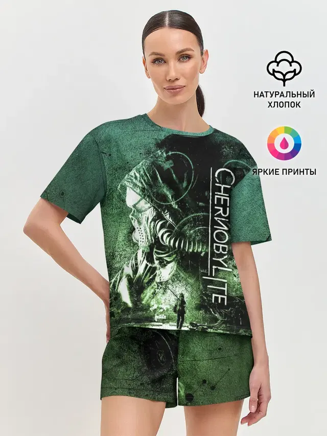 Женская пижама с шортами