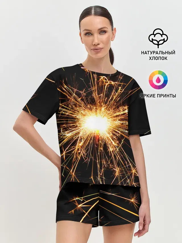 Женская пижама с шортами