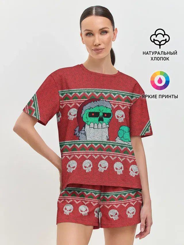 Женская пижама с шортами