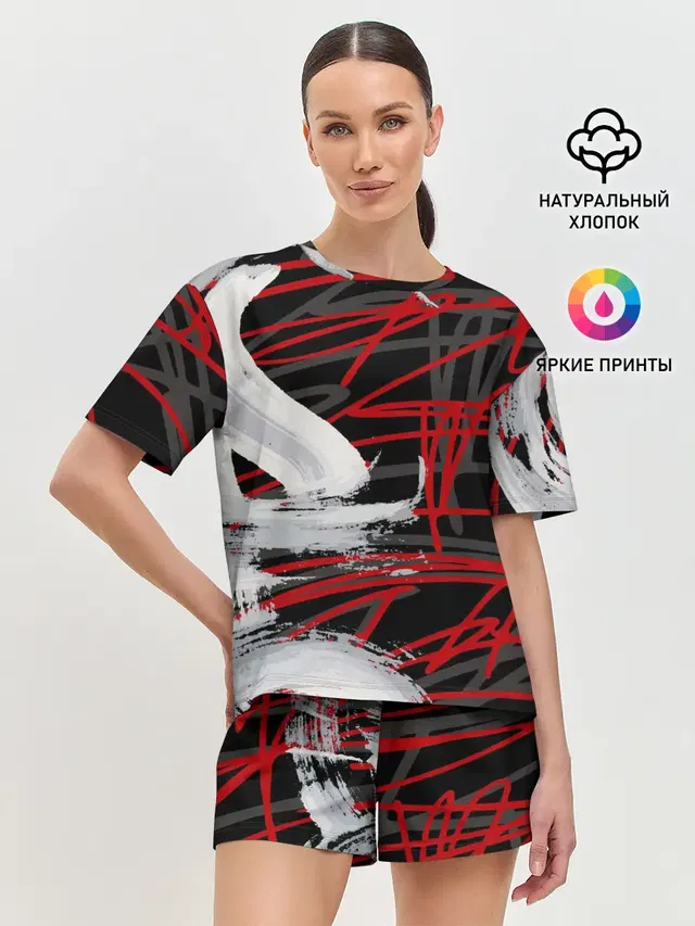 Женская пижама с шортами