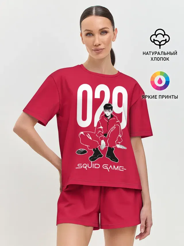Женская пижама с шортами