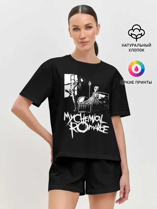 Женская пижама с шортами