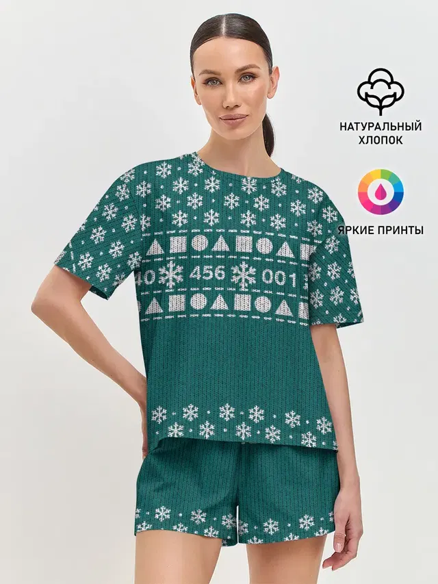 Женская пижама с шортами
