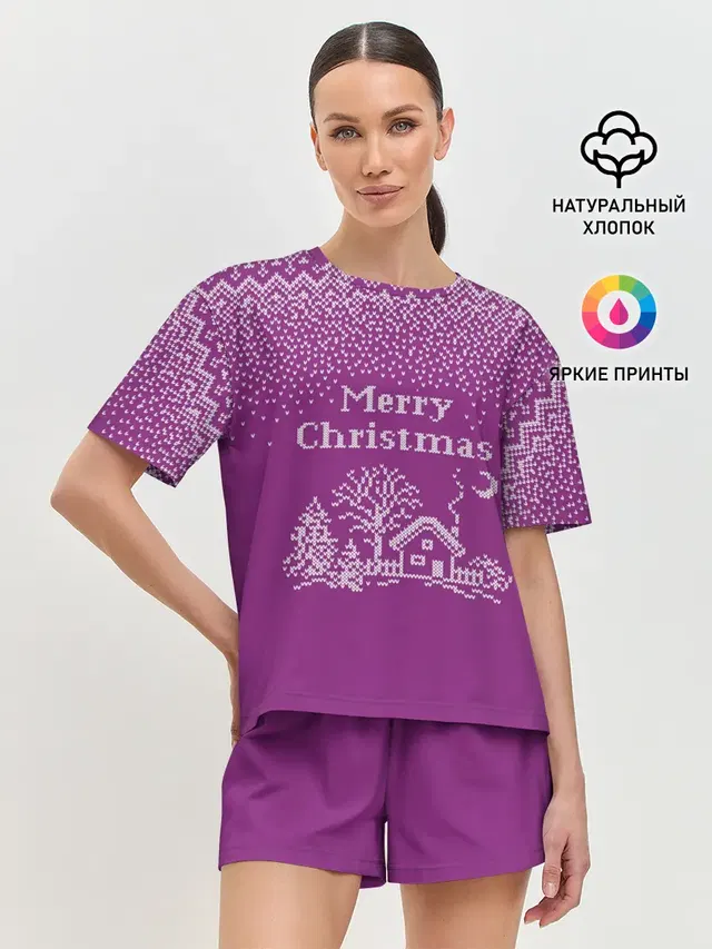 Женская пижама с шортами