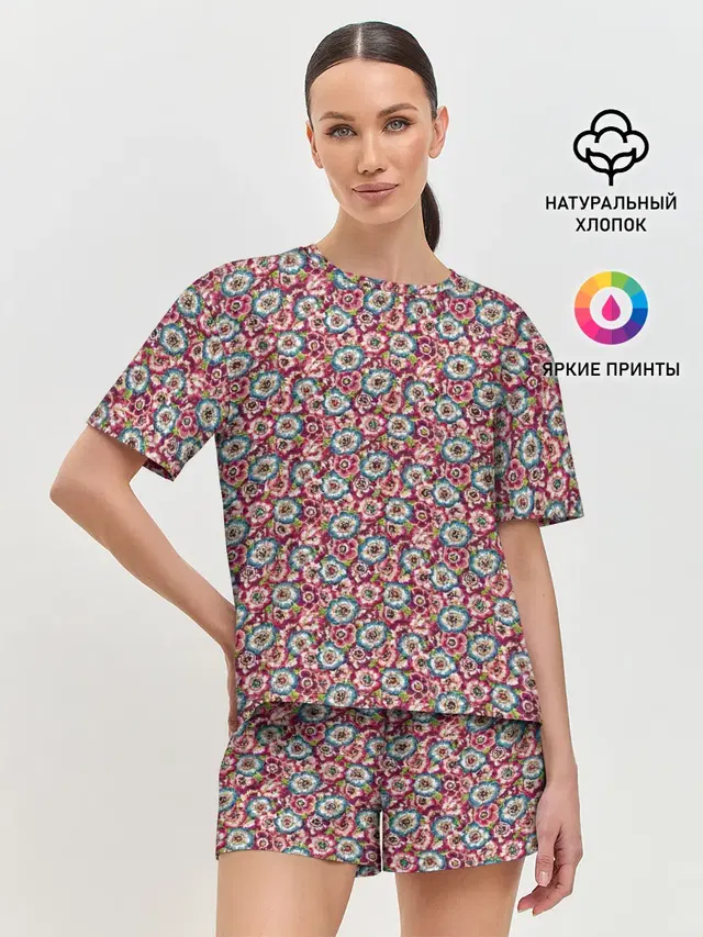 Женская пижама с шортами