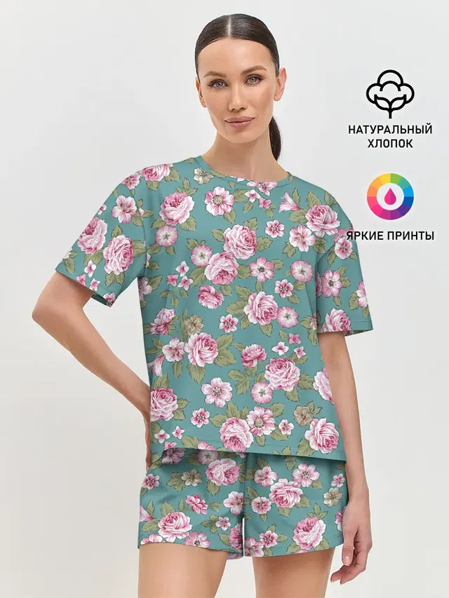 Женская пижама с шортами
