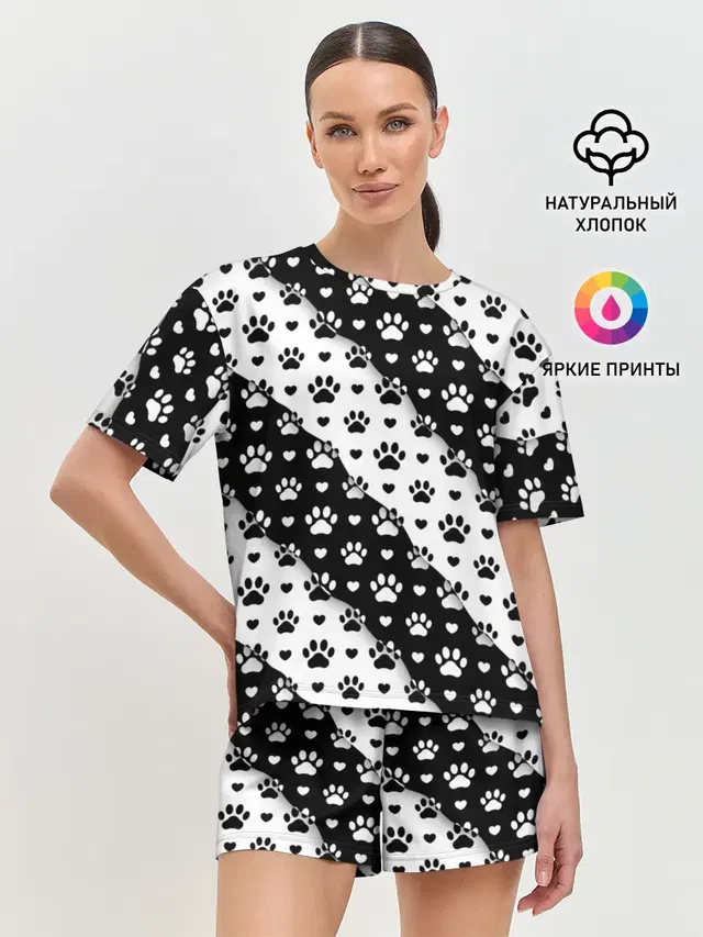 Женская пижама с шортами