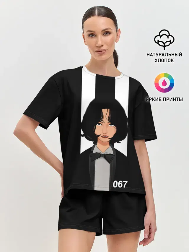 Женская пижама с шортами