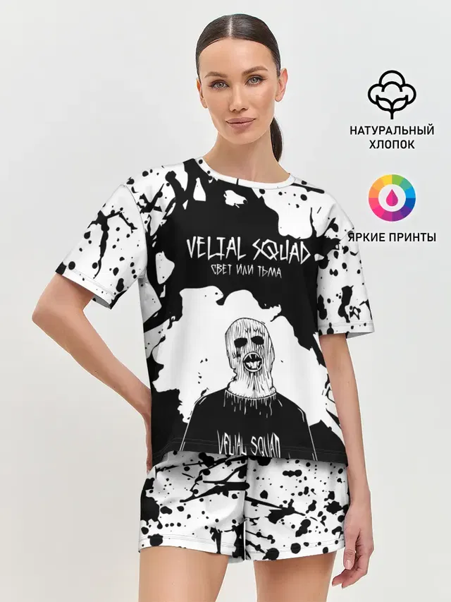 Женская пижама с шортами