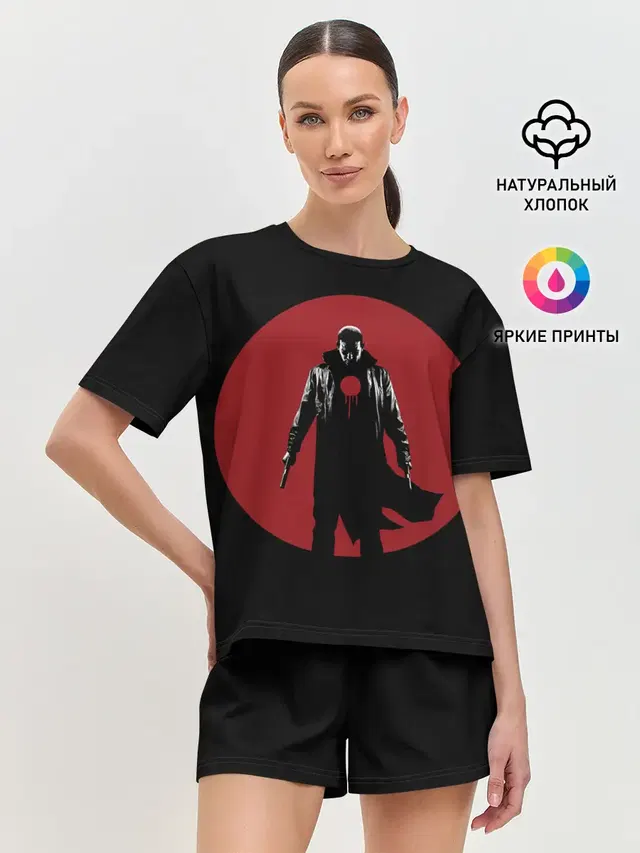Женская пижама с шортами