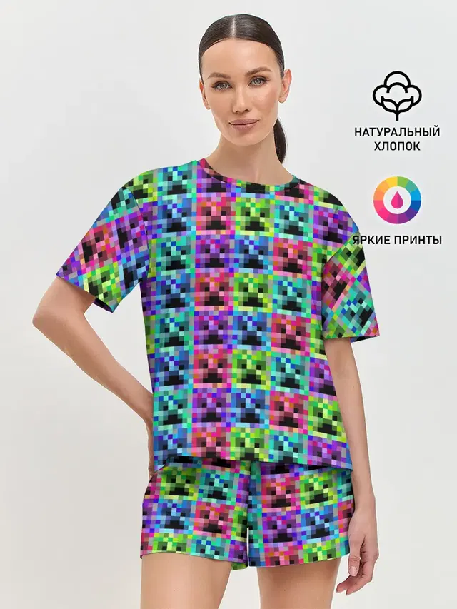 Женская пижама с шортами