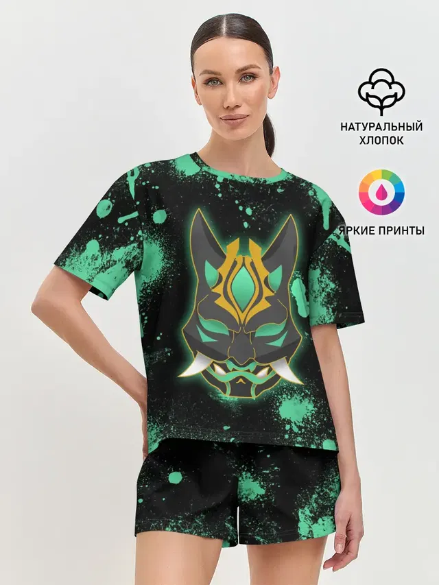 Женская пижама с шортами