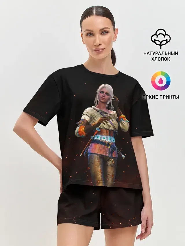 Женская пижама с шортами