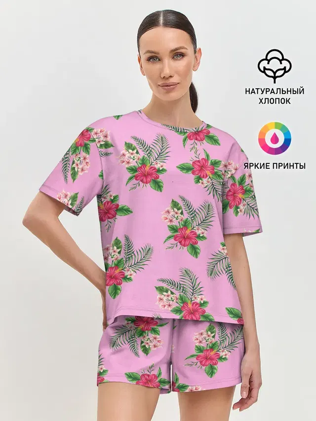 Женская пижама с шортами