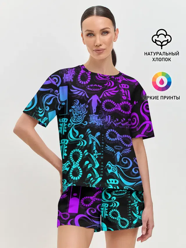 Женская пижама с шортами
