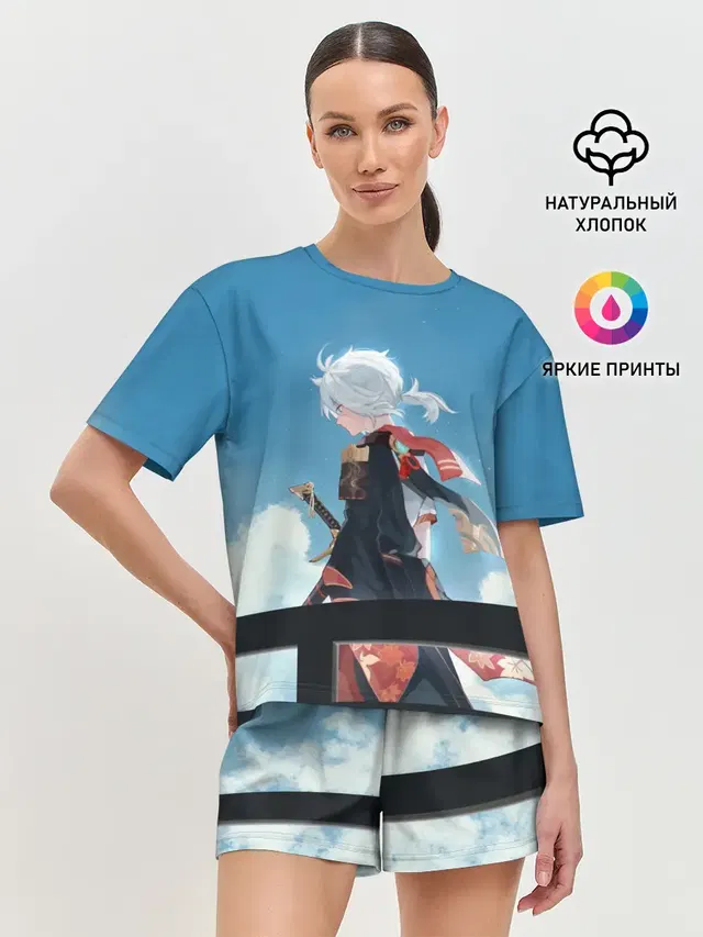 Женская пижама с шортами