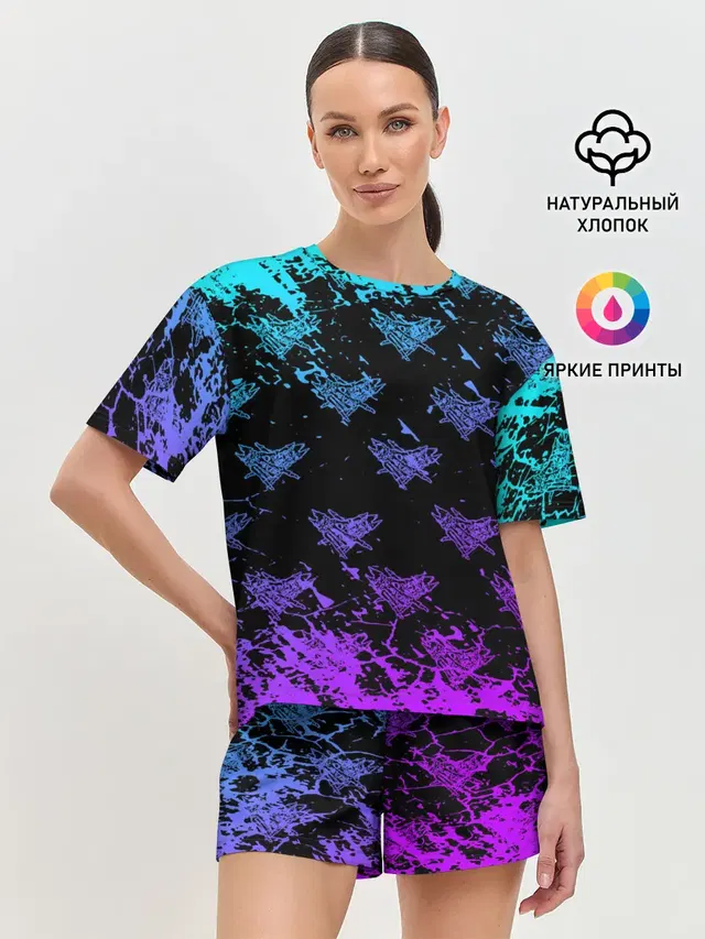 Женская пижама с шортами
