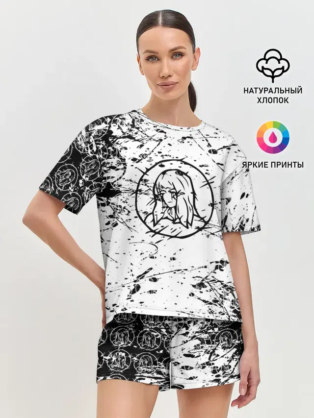 Женская пижама с шортами