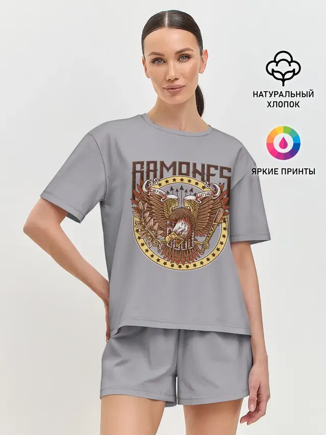 Женская пижама с шортами
