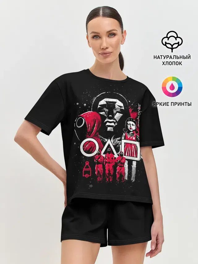 Женская пижама с шортами