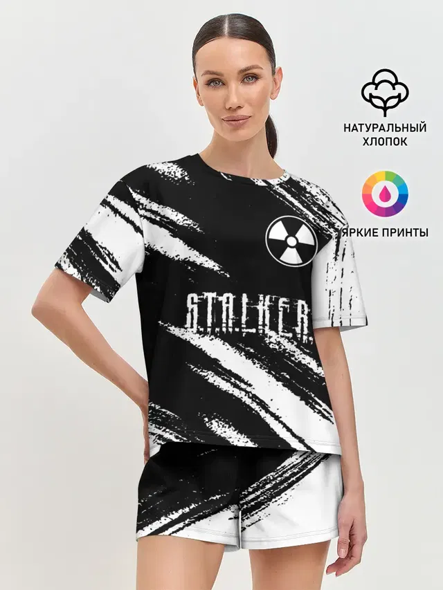Женская пижама с шортами