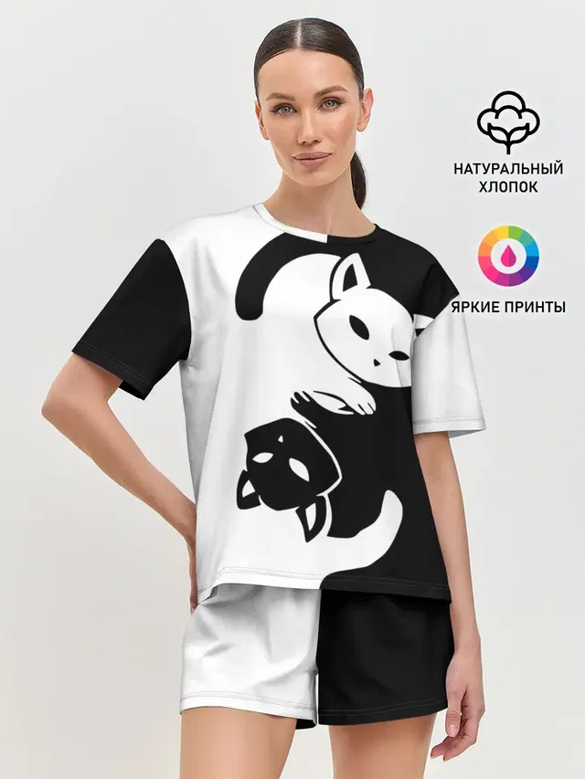 Женская пижама с шортами