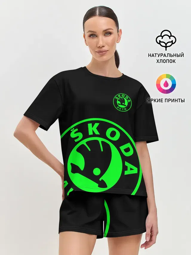 Женская пижама с шортами