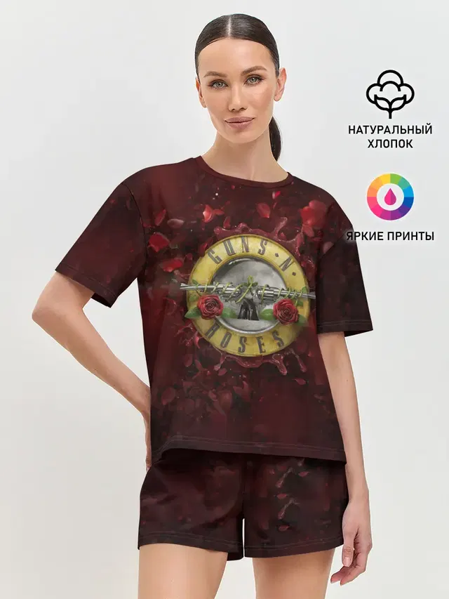 Женская пижама с шортами