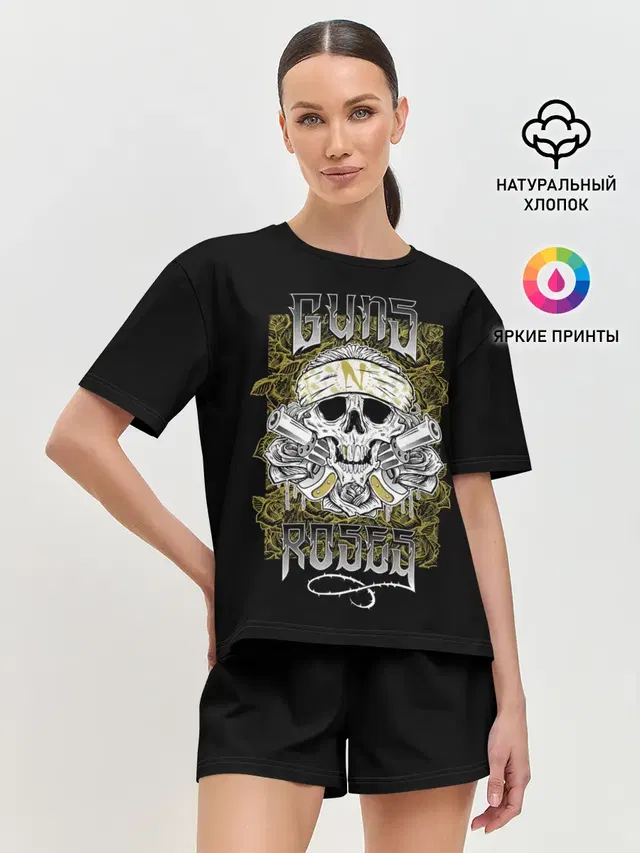 Женская пижама с шортами