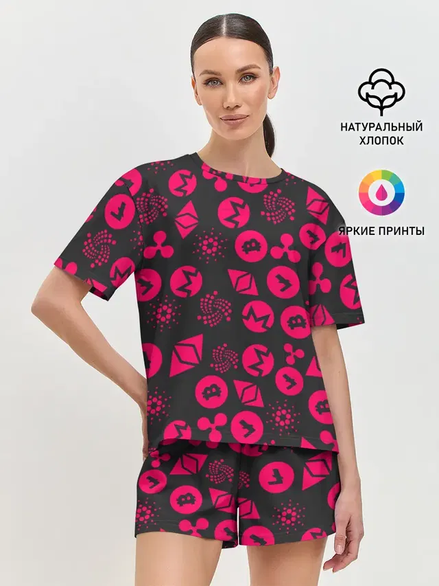 Женская пижама с шортами