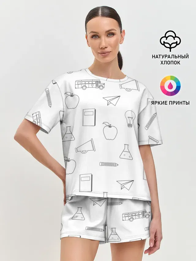 Женская пижама с шортами