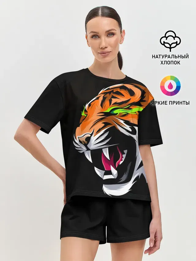 Женская пижама с шортами