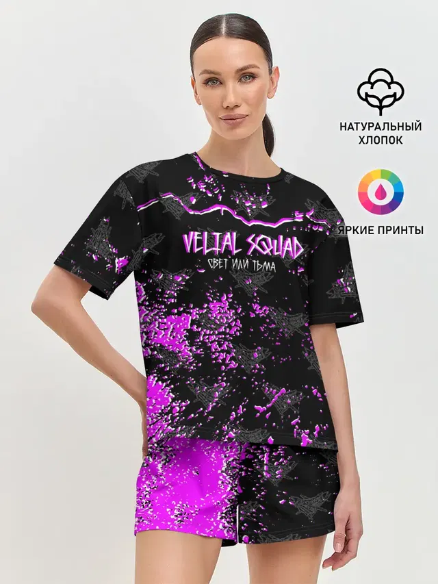 Женская пижама с шортами