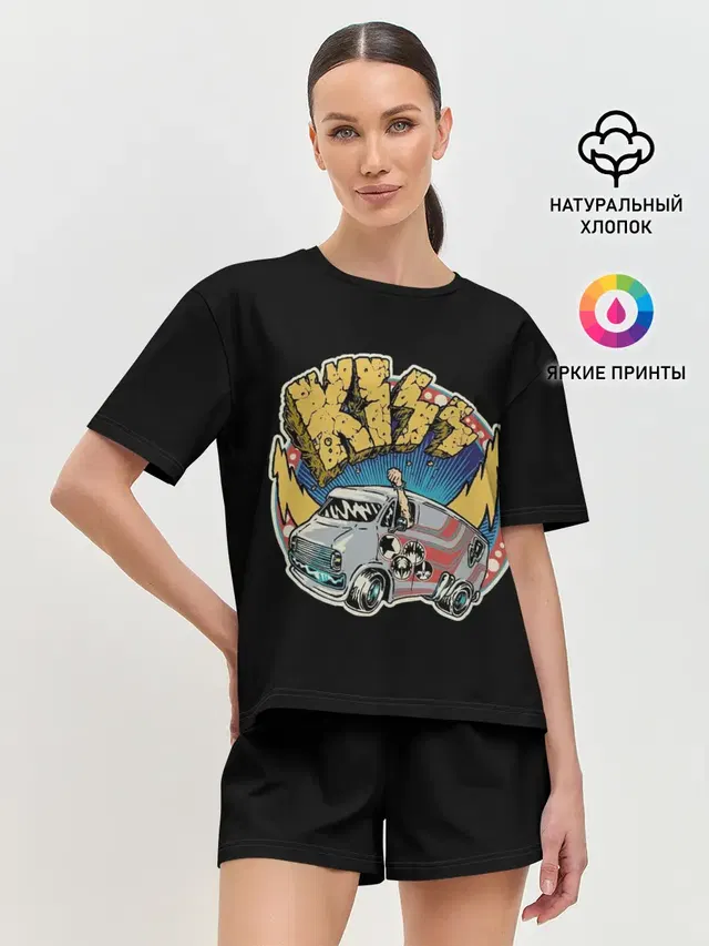 Женская пижама с шортами