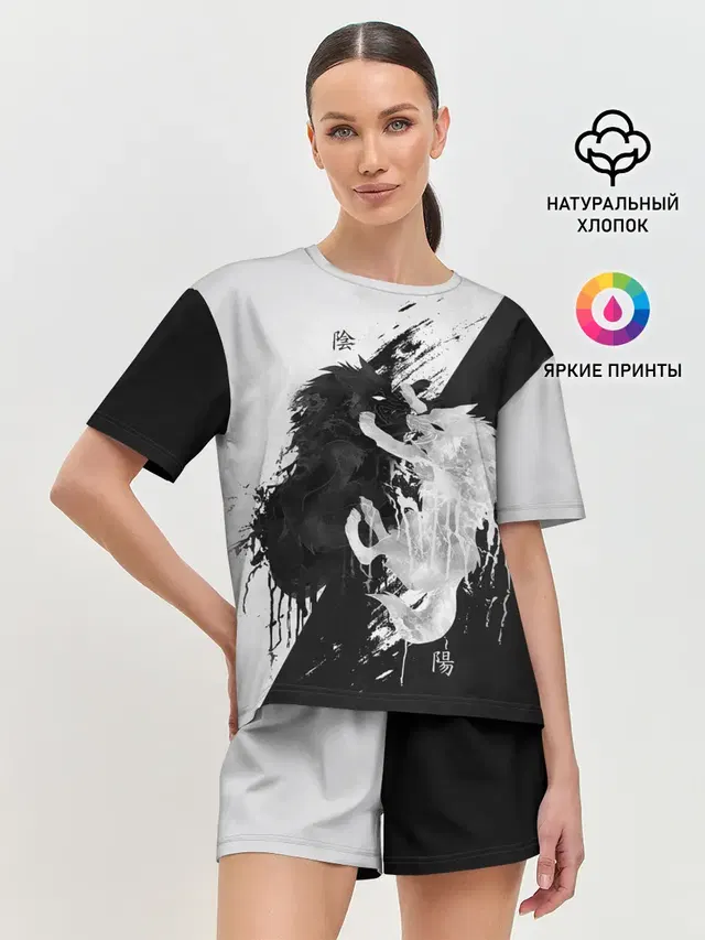 Женская пижама с шортами