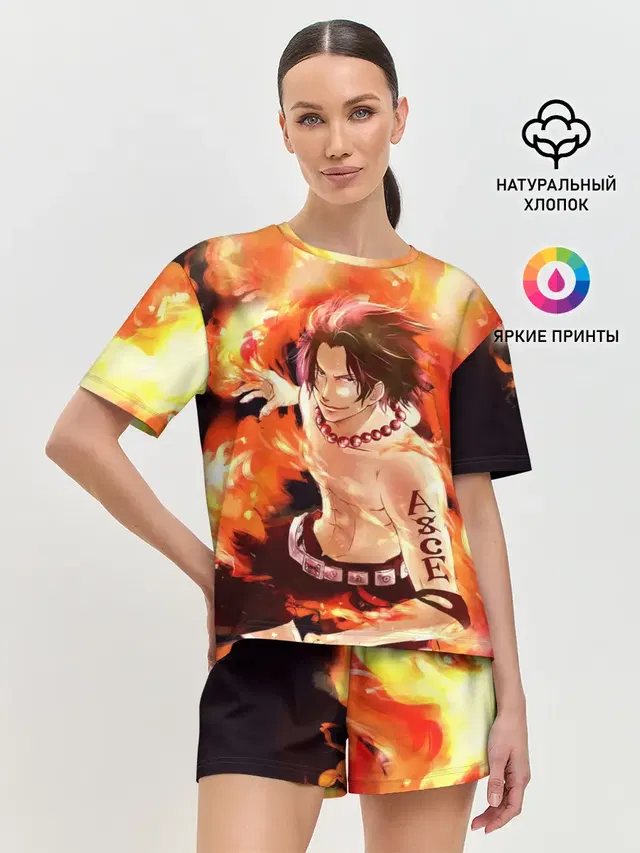 Женская пижама с шортами