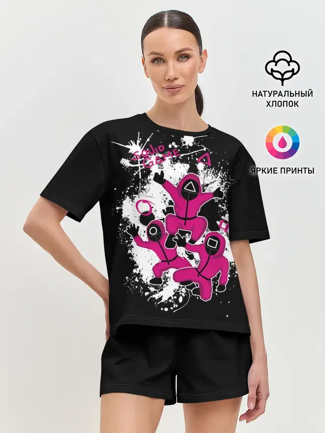 Женская пижама с шортами