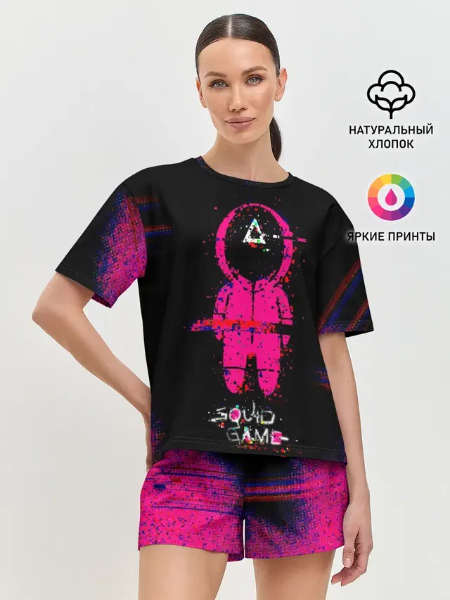 Женская пижама с шортами
