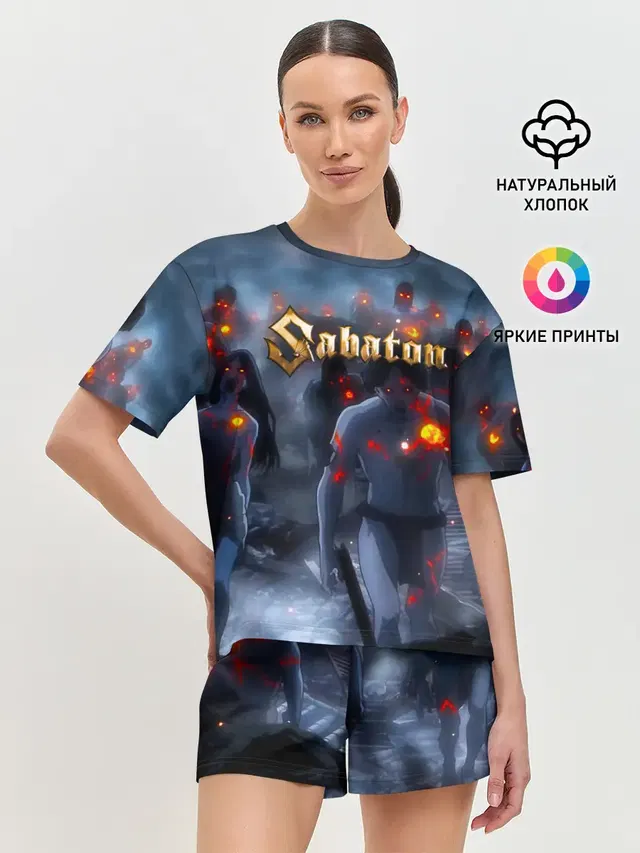 Женская пижама с шортами