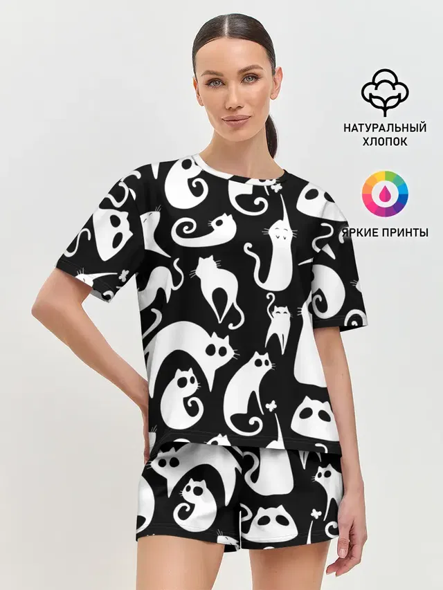 Женская пижама с шортами