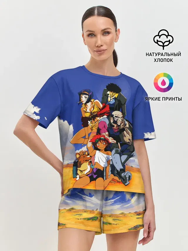 Женская пижама с шортами