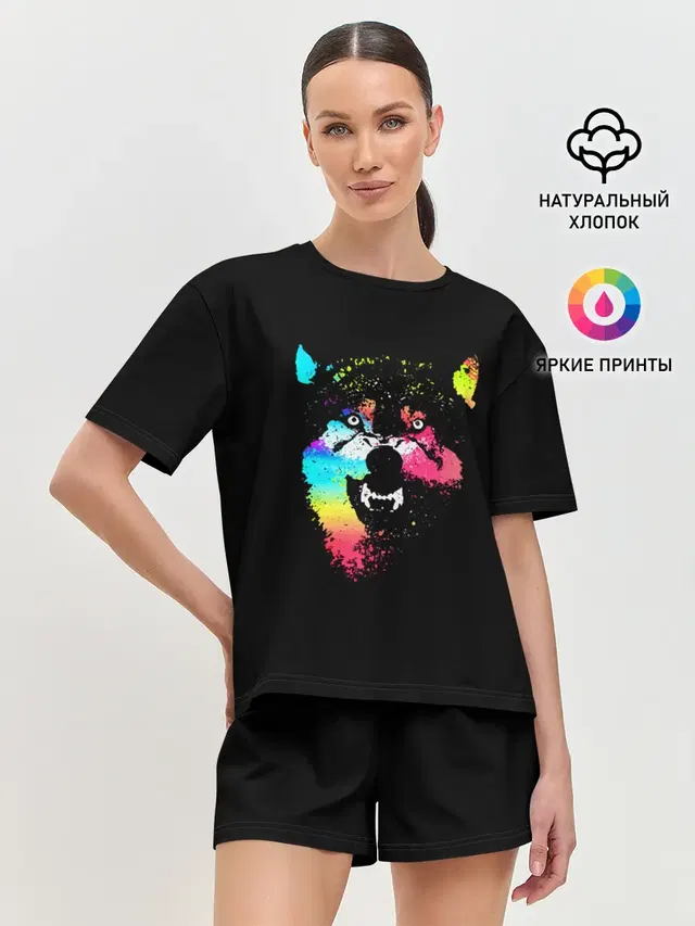 Женская пижама с шортами