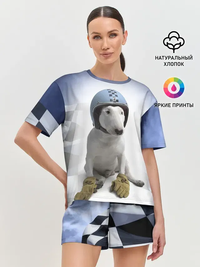 Женская пижама с шортами