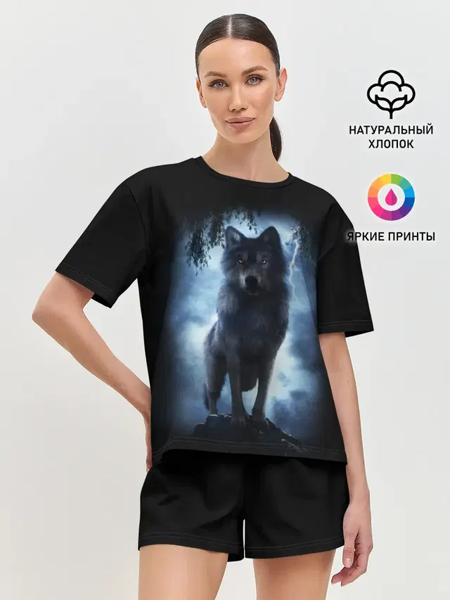 Женская пижама с шортами